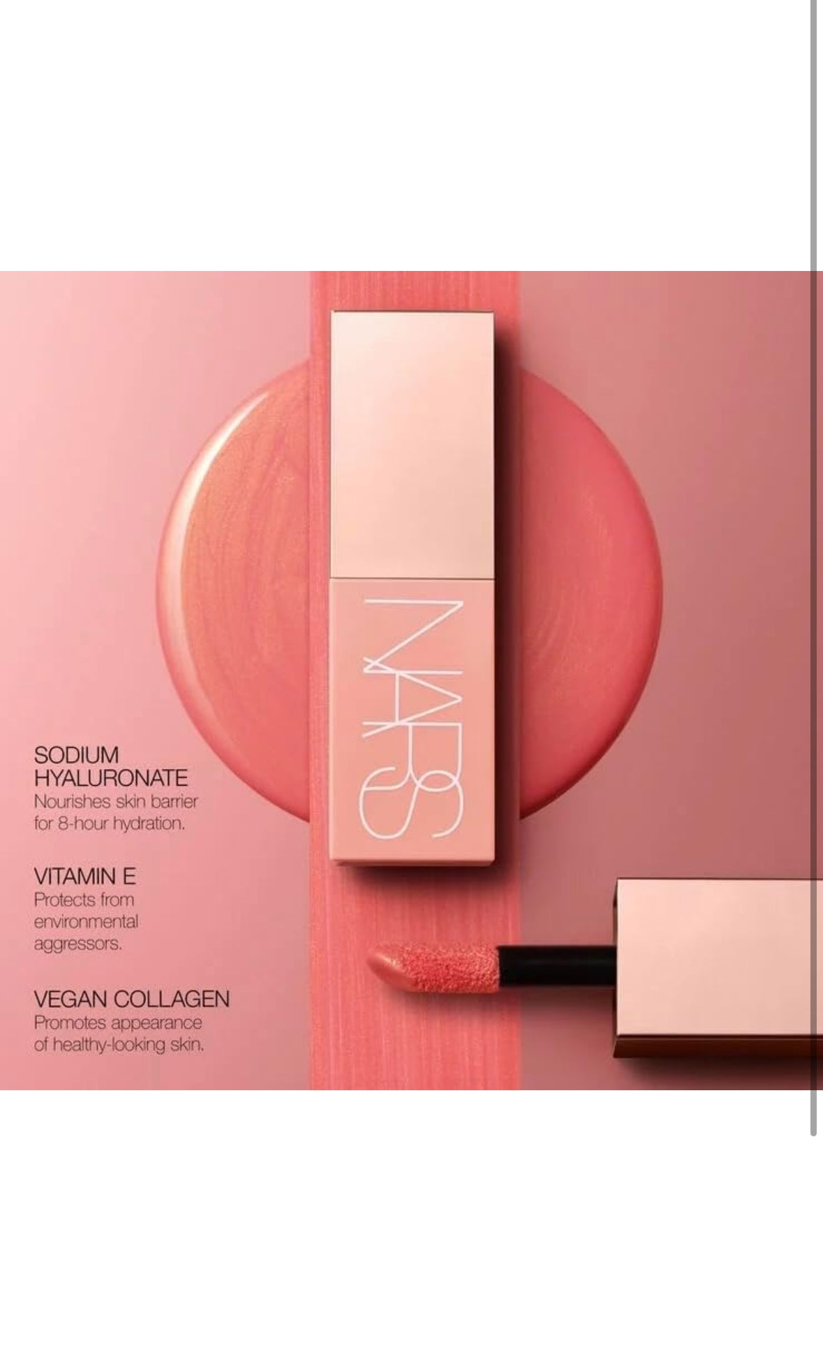 Nars Afterglow Liquid Blush - Brazen - 0.23 oz / 7 mL